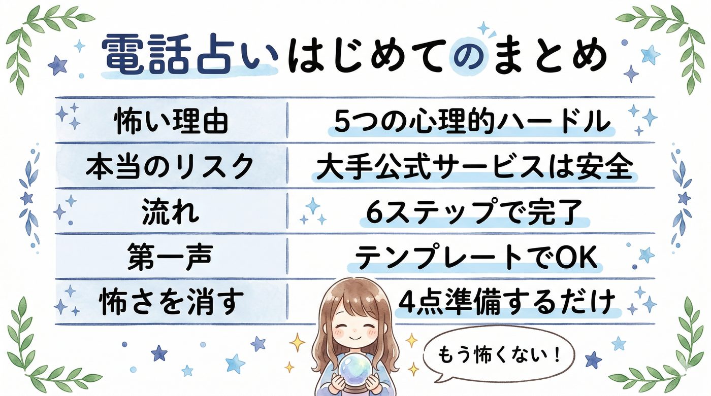 初めてでも怖くない7つのコツ