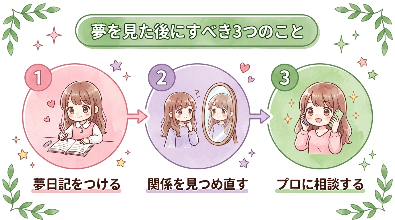 夢を見た後にすべき3つのこと
