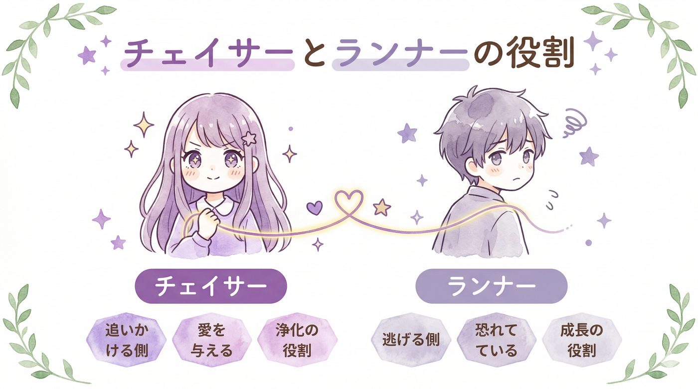 チェイサーとランナーの役割図解