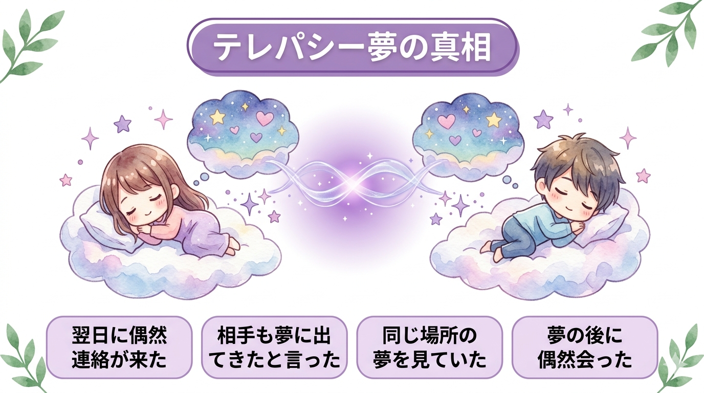 テレパシー夢の真相