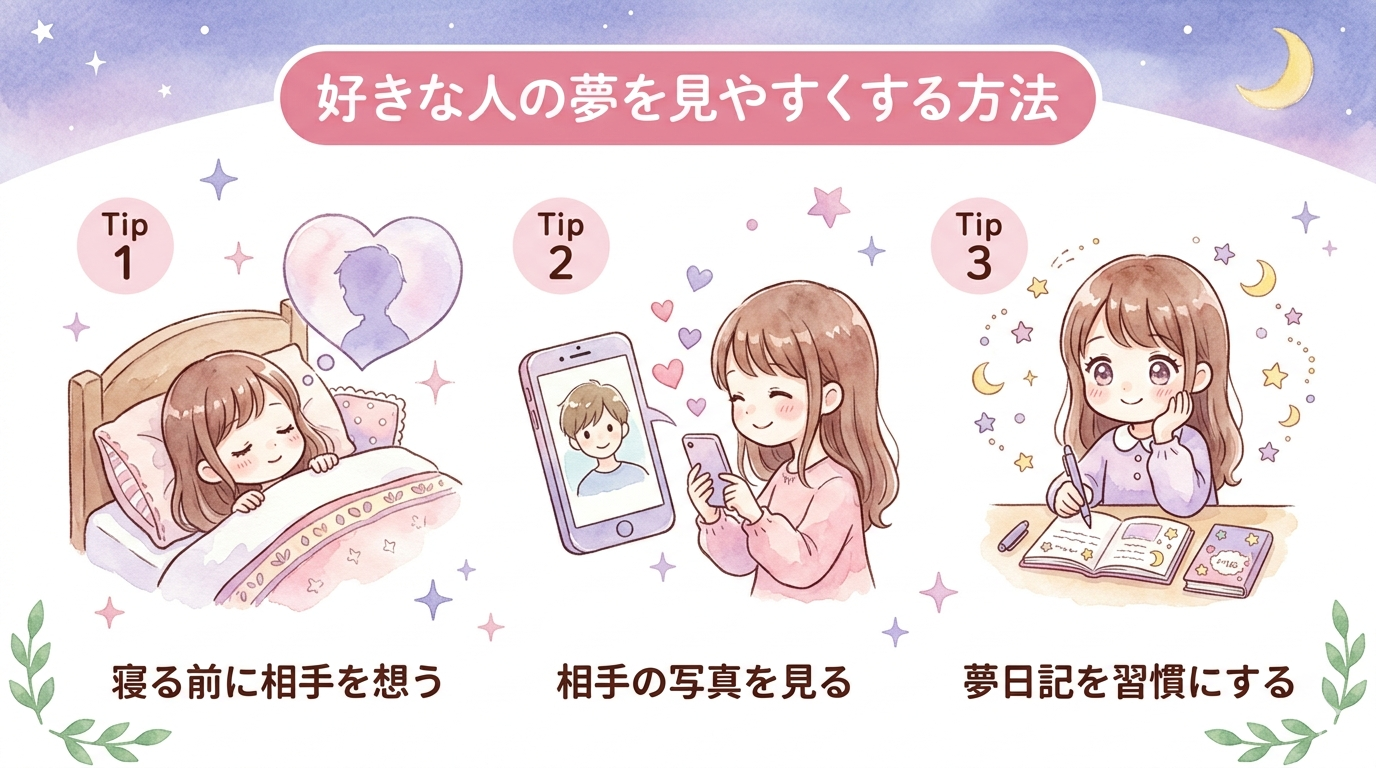 好きな人の夢を見やすくする方法