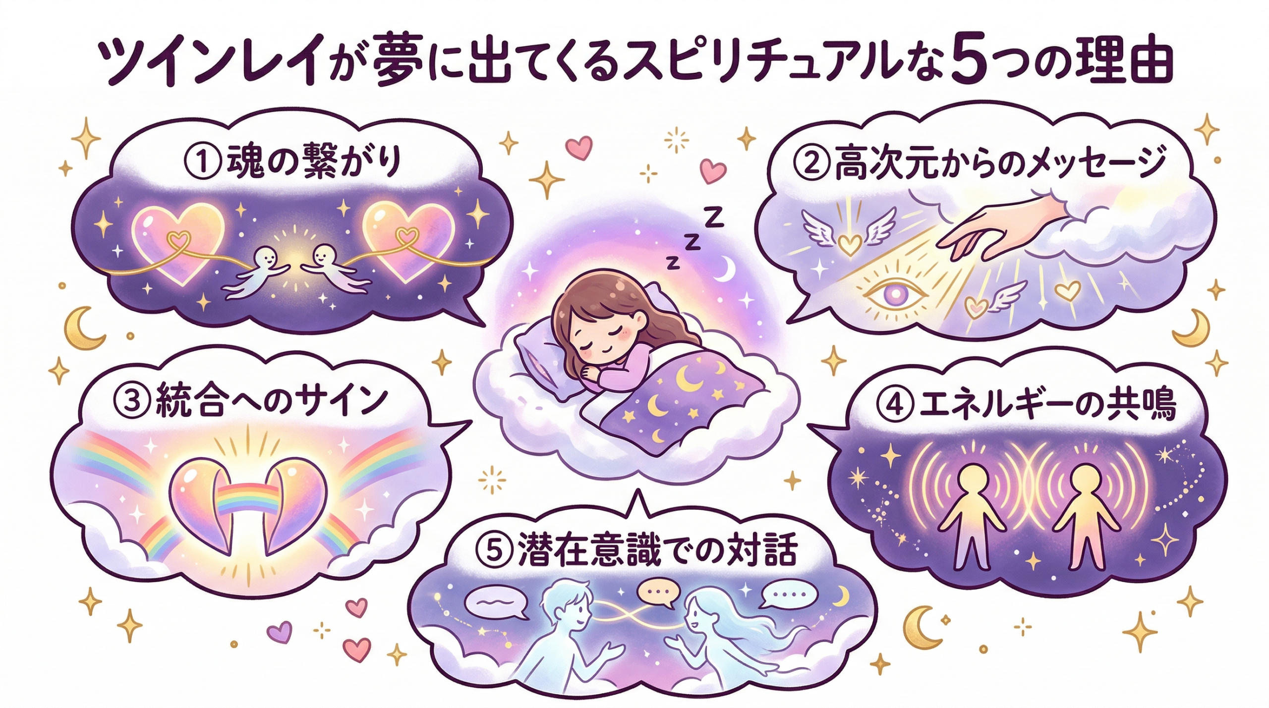 ツインレイが夢に出てくるスピリチュアルな5つの理由