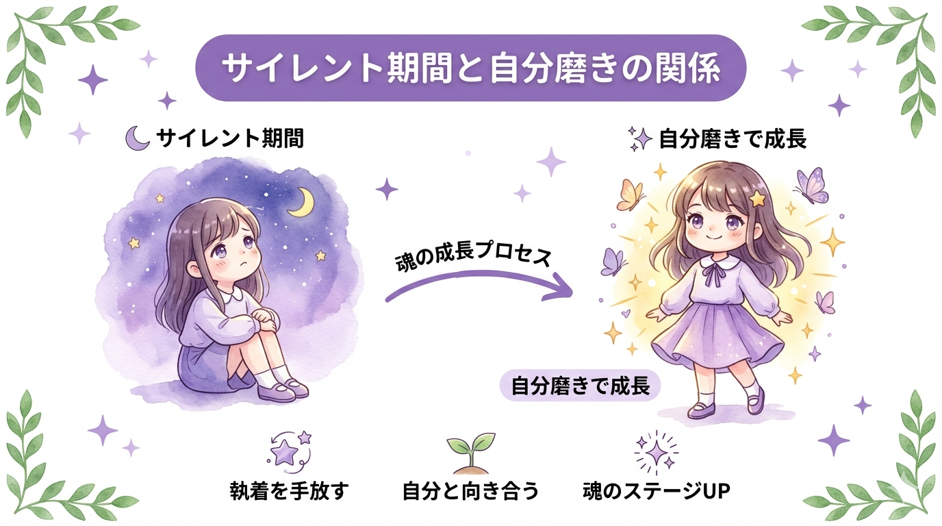 ツインレイのサイレント期間と自分磨きの関係