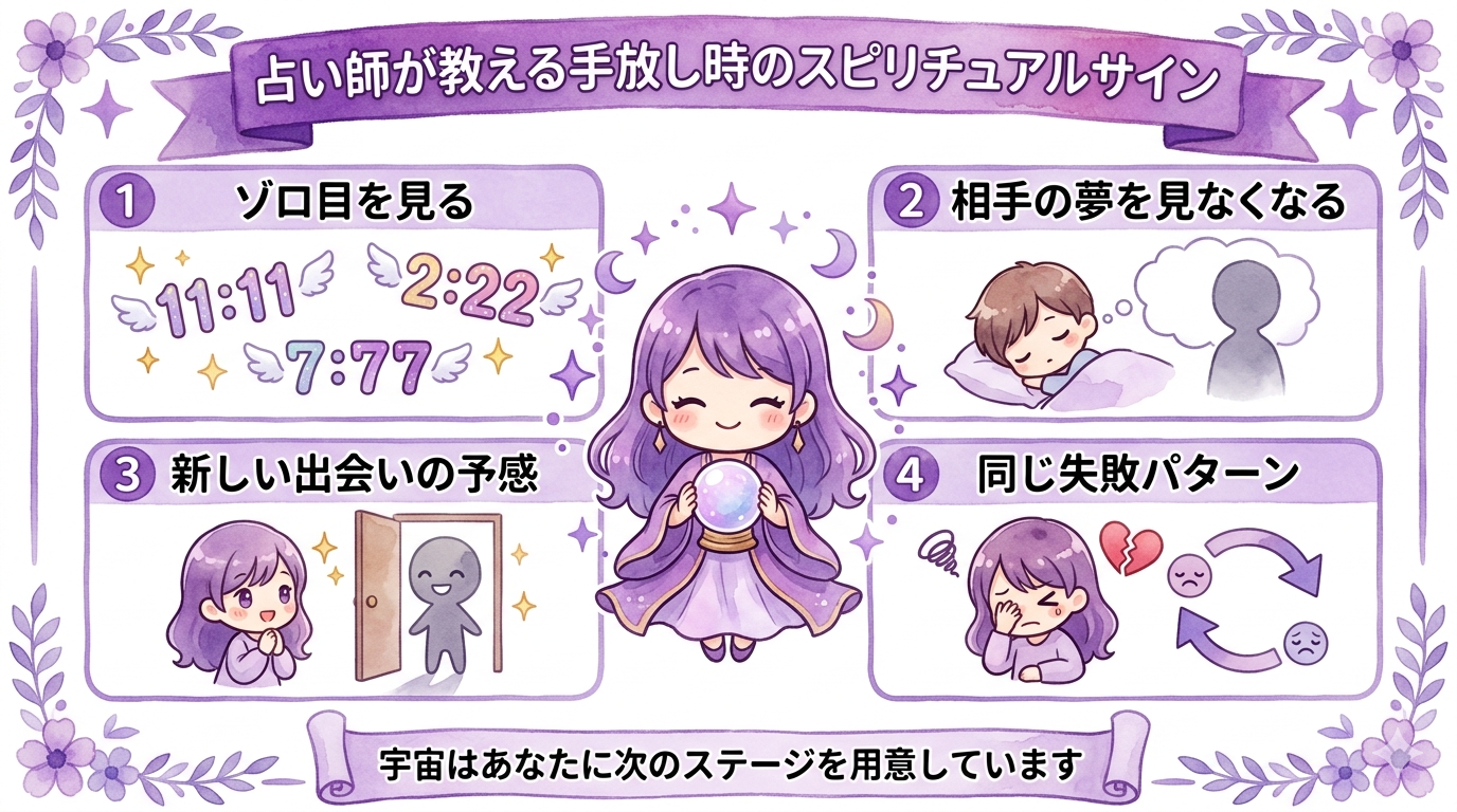 占い師が教える手放し時のスピリチュアルサイン