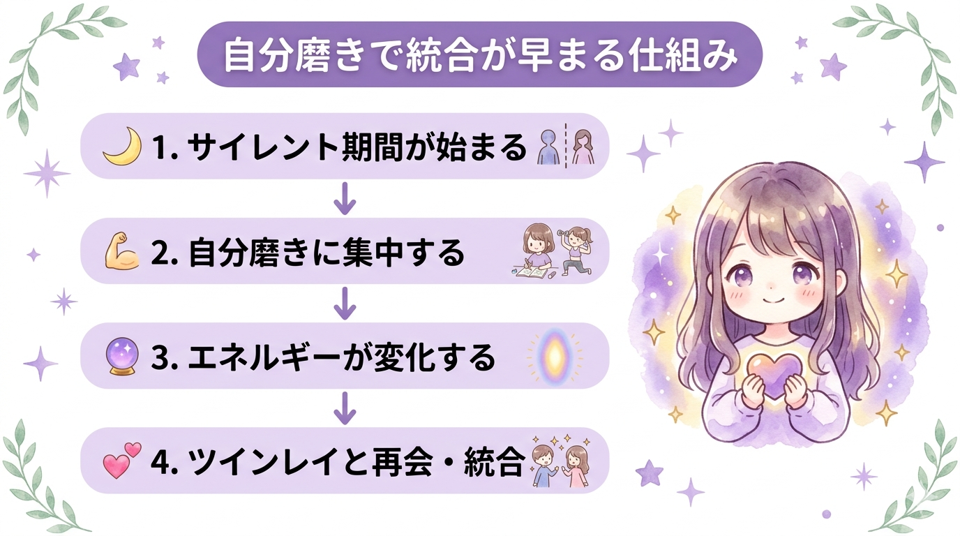 自分磨きで統合が早まる仕組み