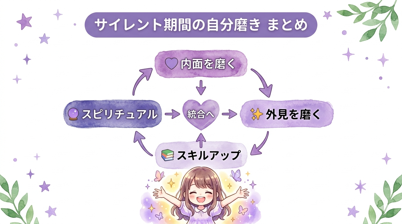 サイレント期間の自分磨きまとめ