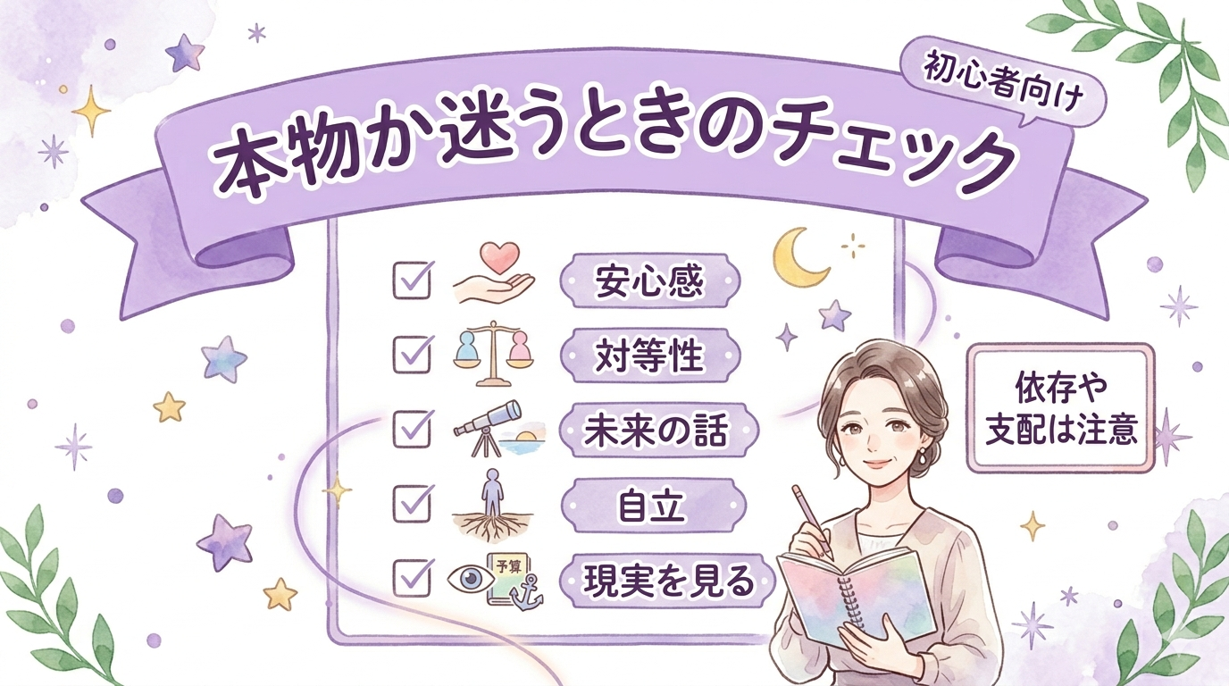 年齢差があっても本物か迷うときのチェックポイント画像