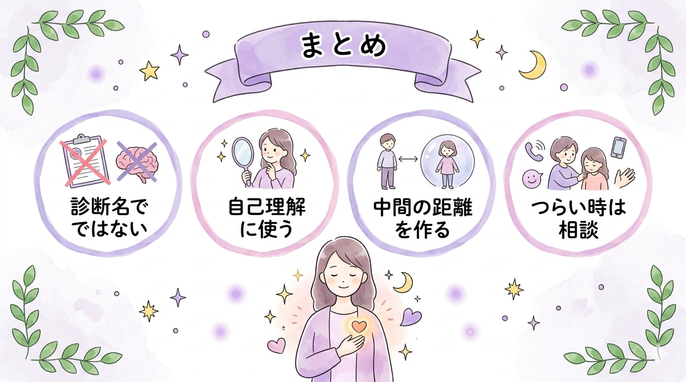 人間関係リセット症候群の記事の要点をまとめた図解