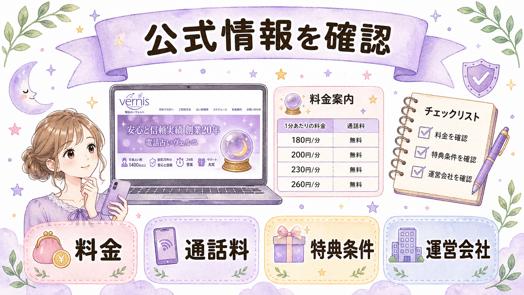 口コミ前に確認したい公式情報