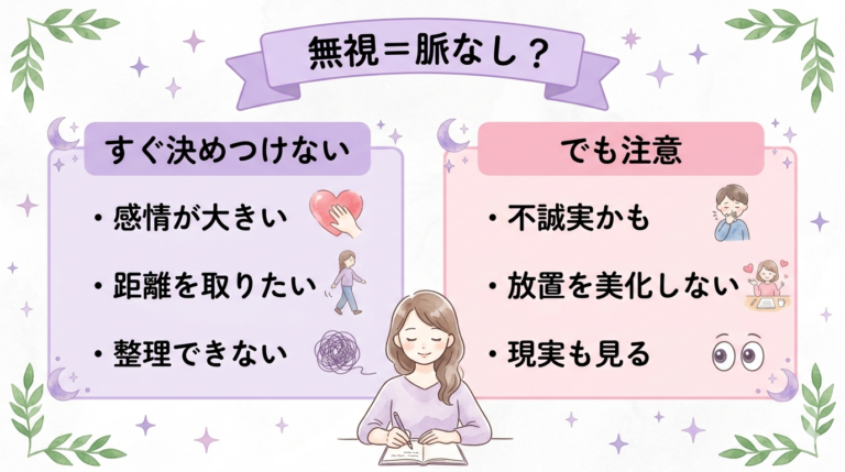 ツインレイのランナーが無視する理由7つ|脈なしとの違いとチェイサーが取るべき行動