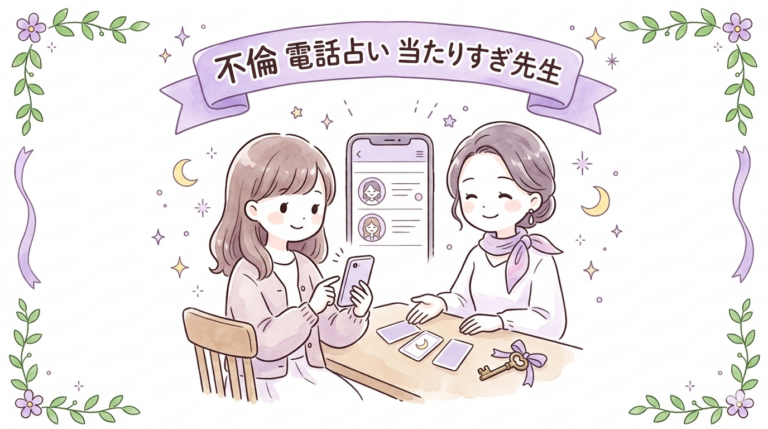 不倫に強い電話占いで当たりすぎと評判の先生は?口コミ・選び方を解説