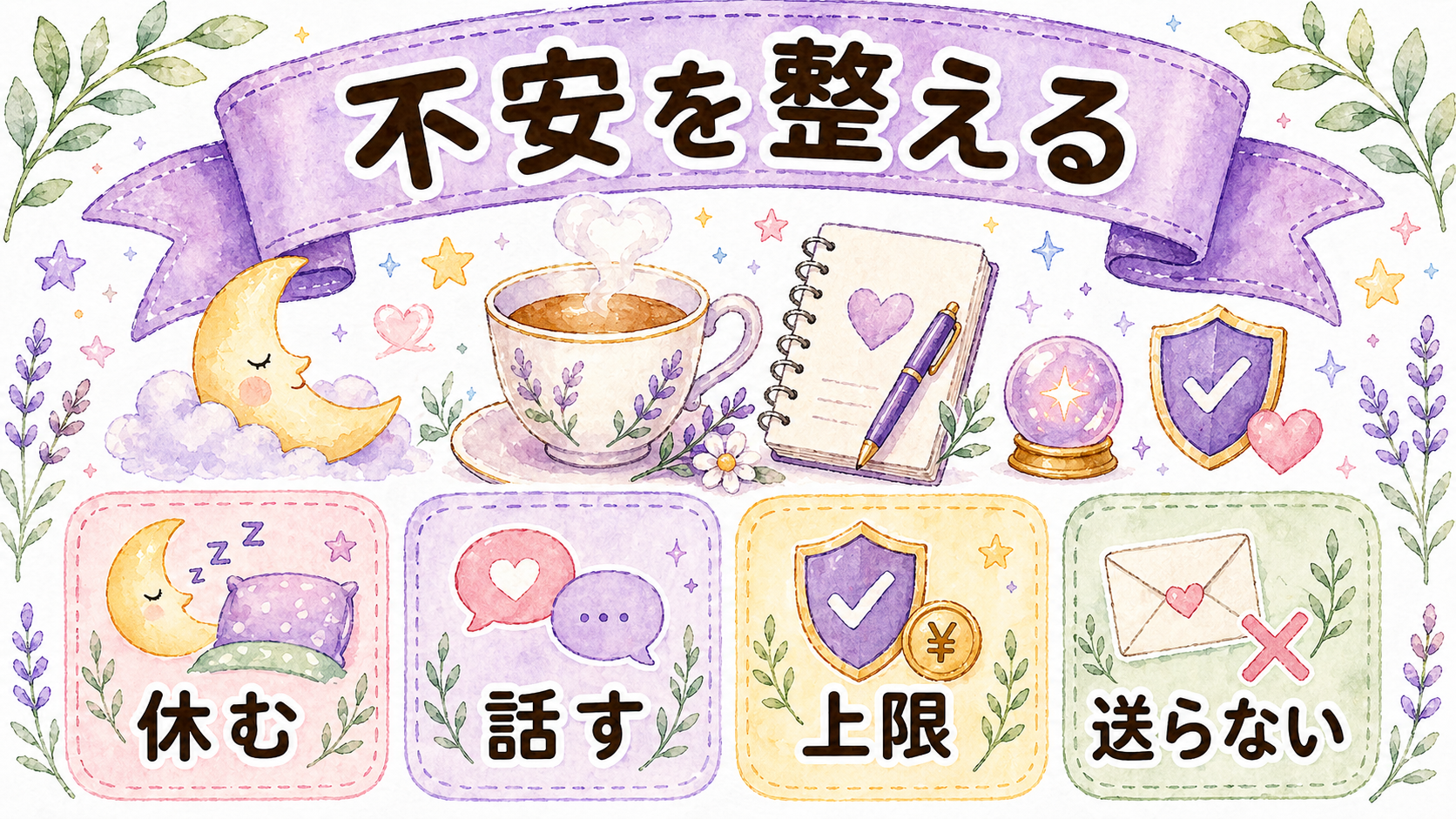 元彼の未読無視で不安が強い時のセルフケア