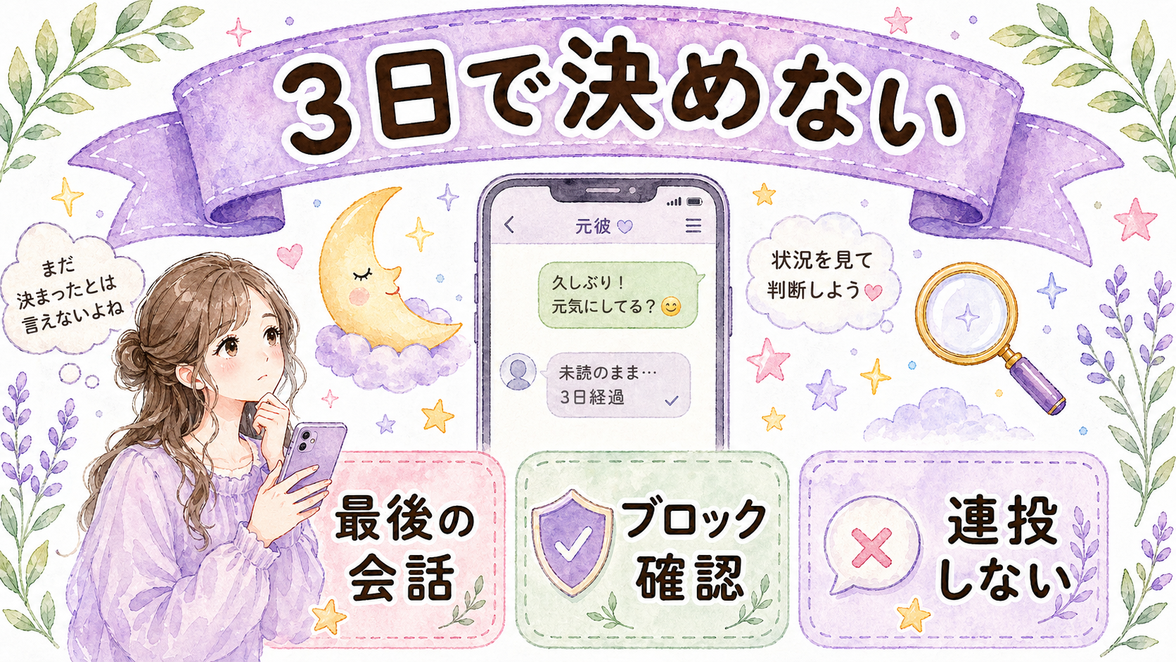 元彼に3日未読無視された時の結論