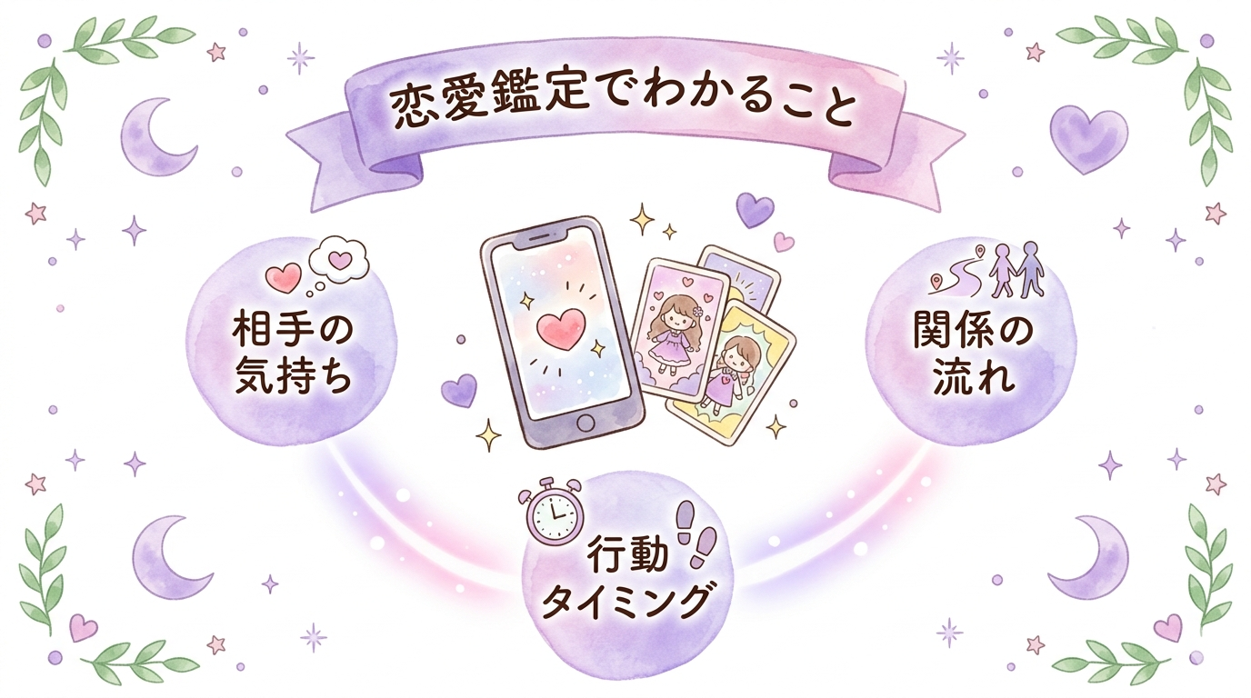 恋愛鑑定が当たる電話占いでわかること