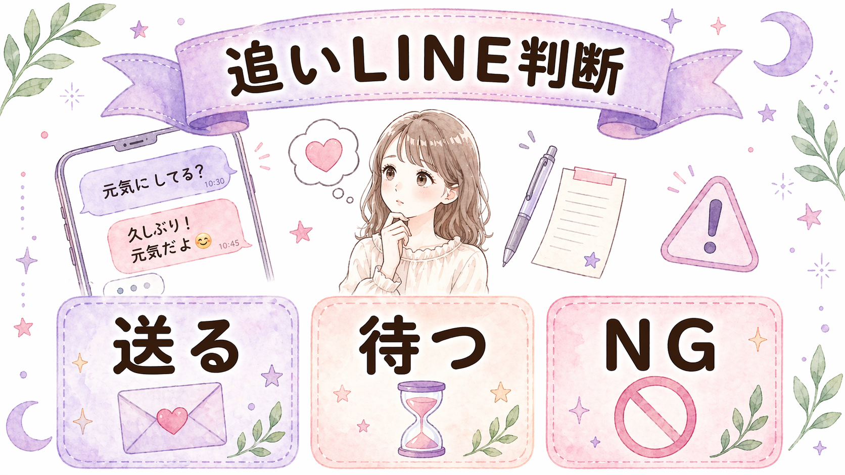 追いLINEしていいケースと待ったほうがいいケース