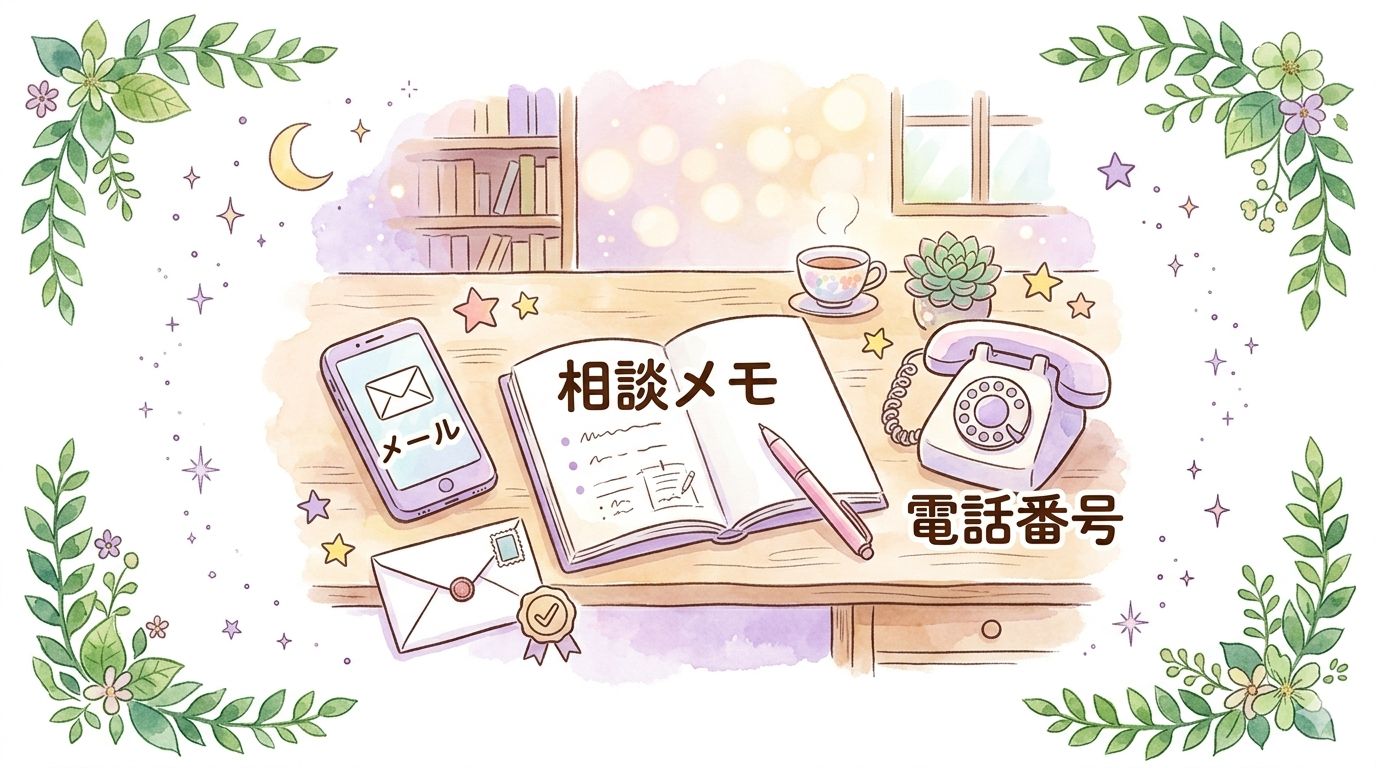 ヴェルニ登録前に準備するもののイラスト