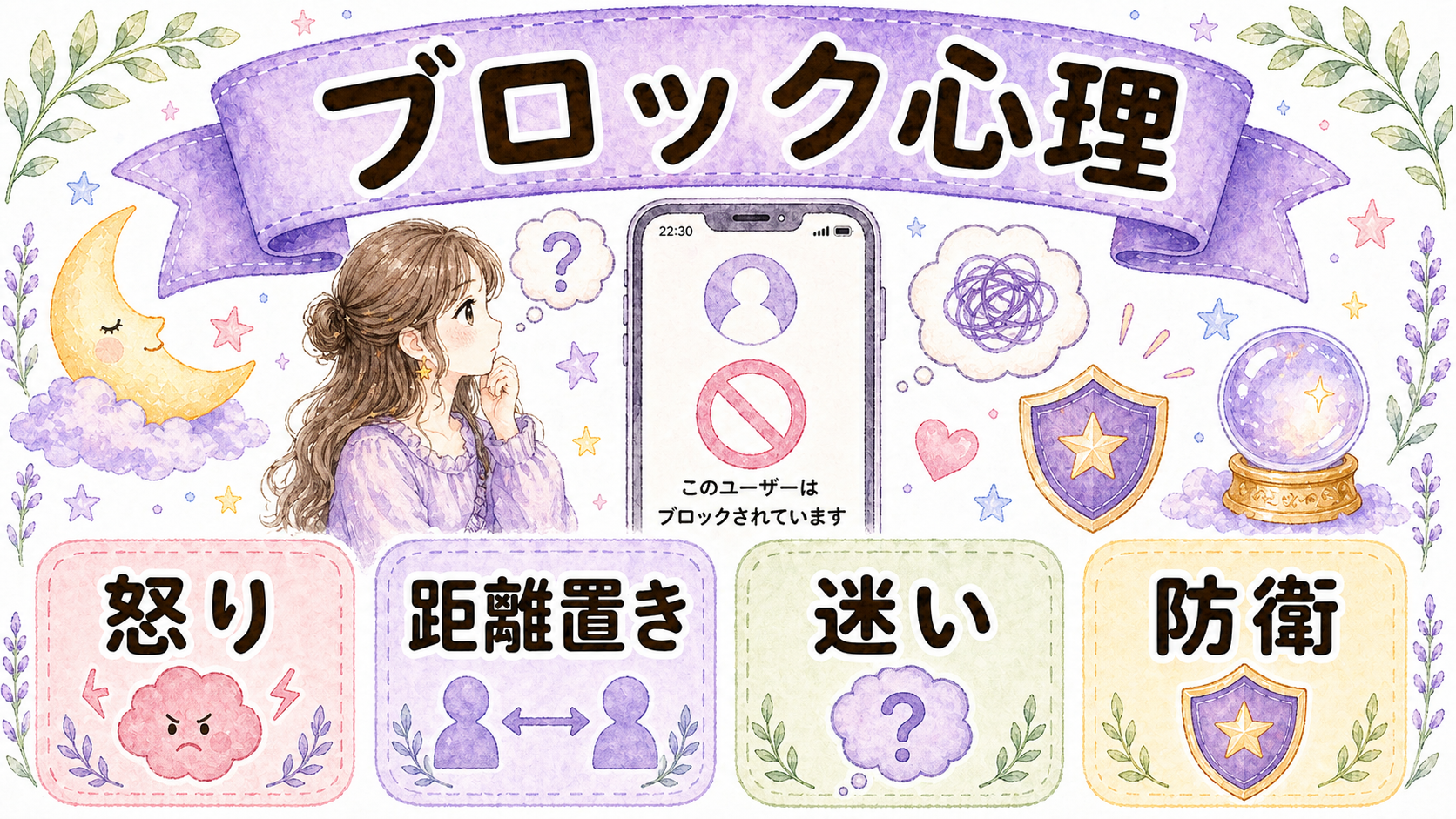 相手が1ヶ月ブロックを続ける心理