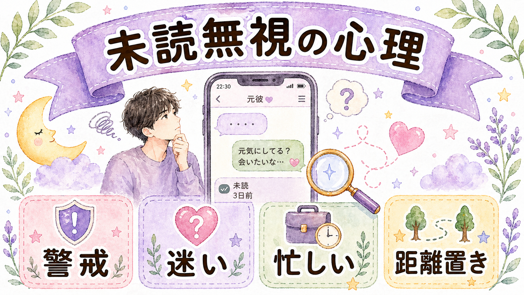 元彼が3日未読無視する心理