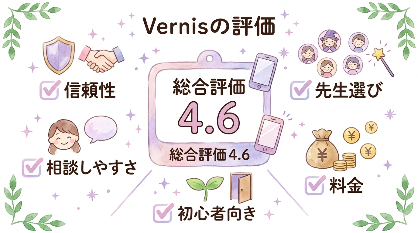 ヴェルニの料金と初回特典と通話料を整理したイラスト