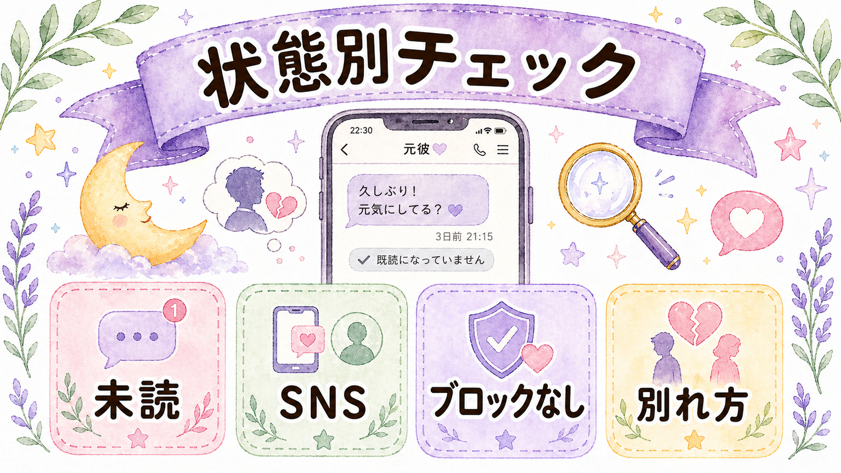 元彼の未読無視でブロックなしSNS稼働を見分ける