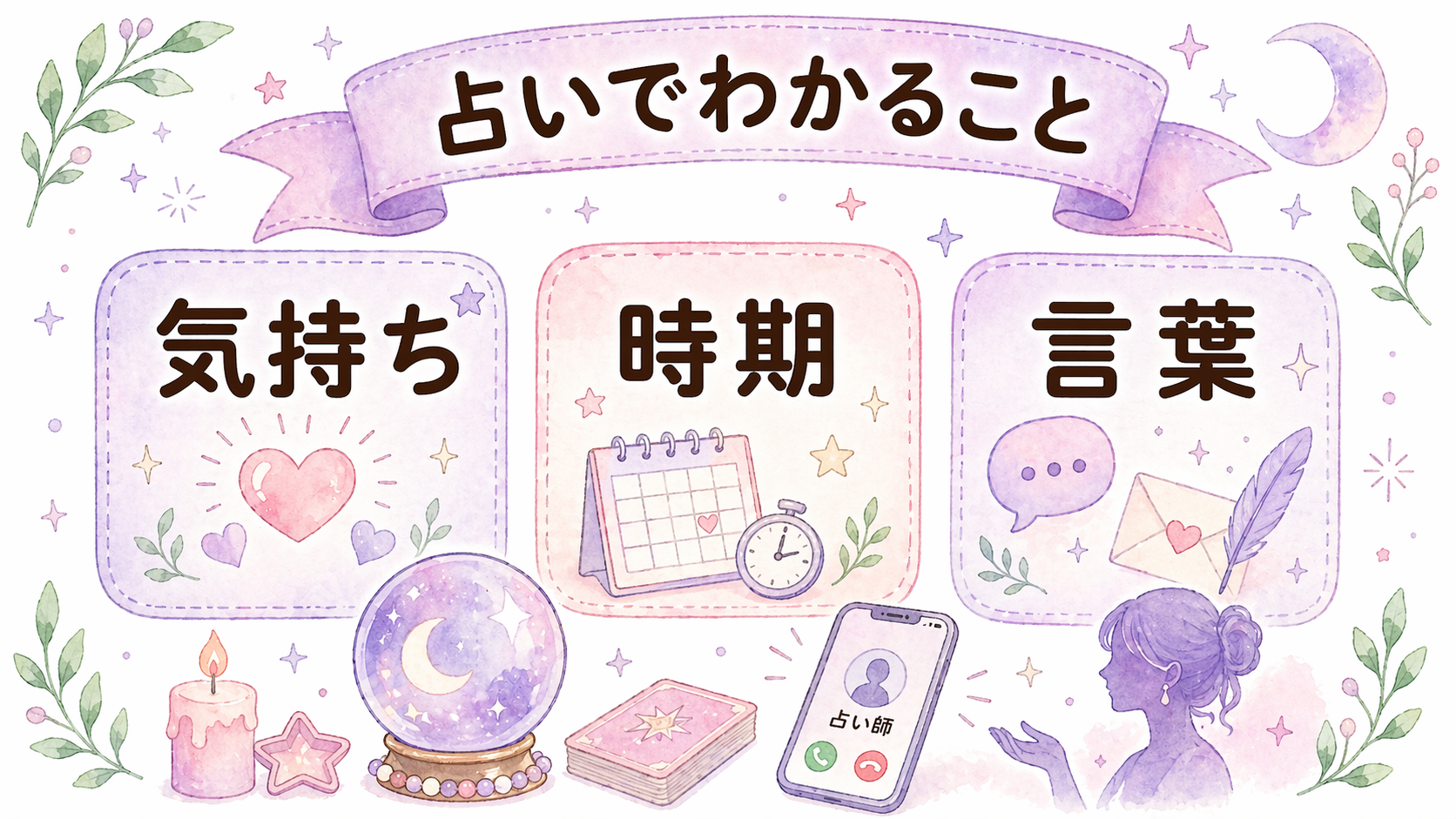 音信不通の悩みで占いでわかることとわからないこと