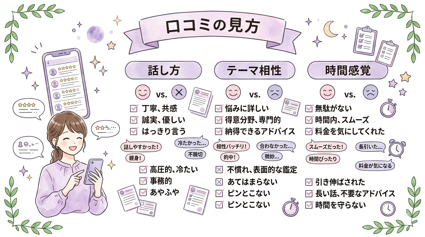 電話占いカリスの口コミで評価が分かれるポイント