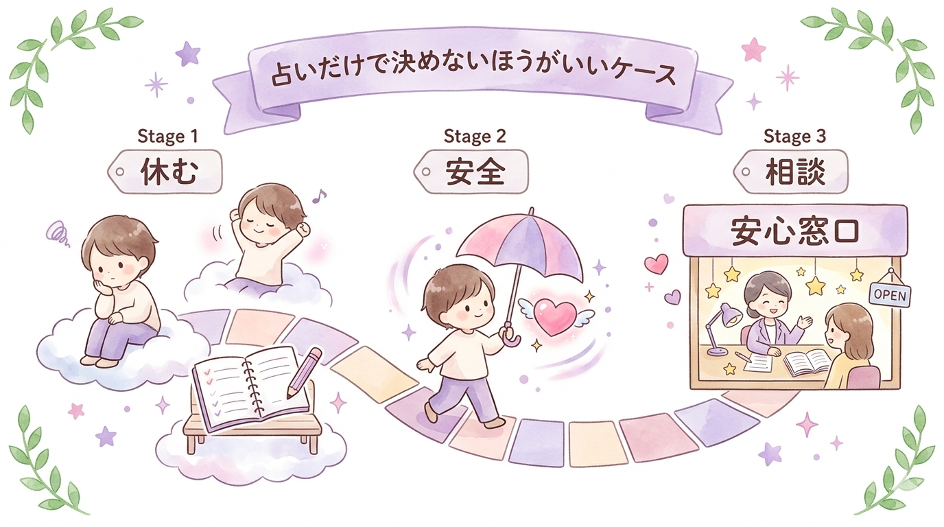 占いだけで決めないほうがいい恋愛相談のケース