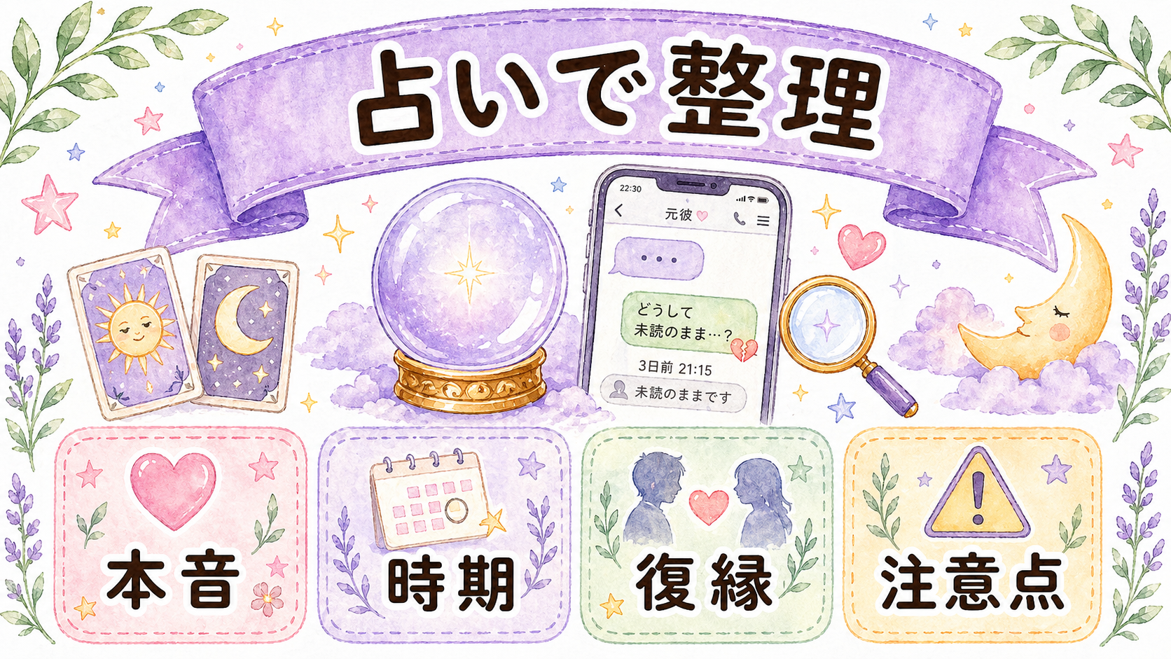 元彼の未読無視で占いに相談してわかること