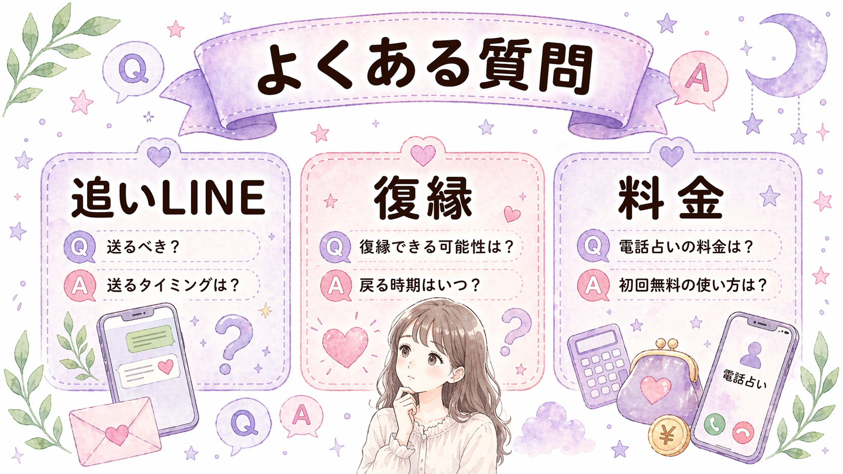 音信不通が2週間続く時のよくある質問