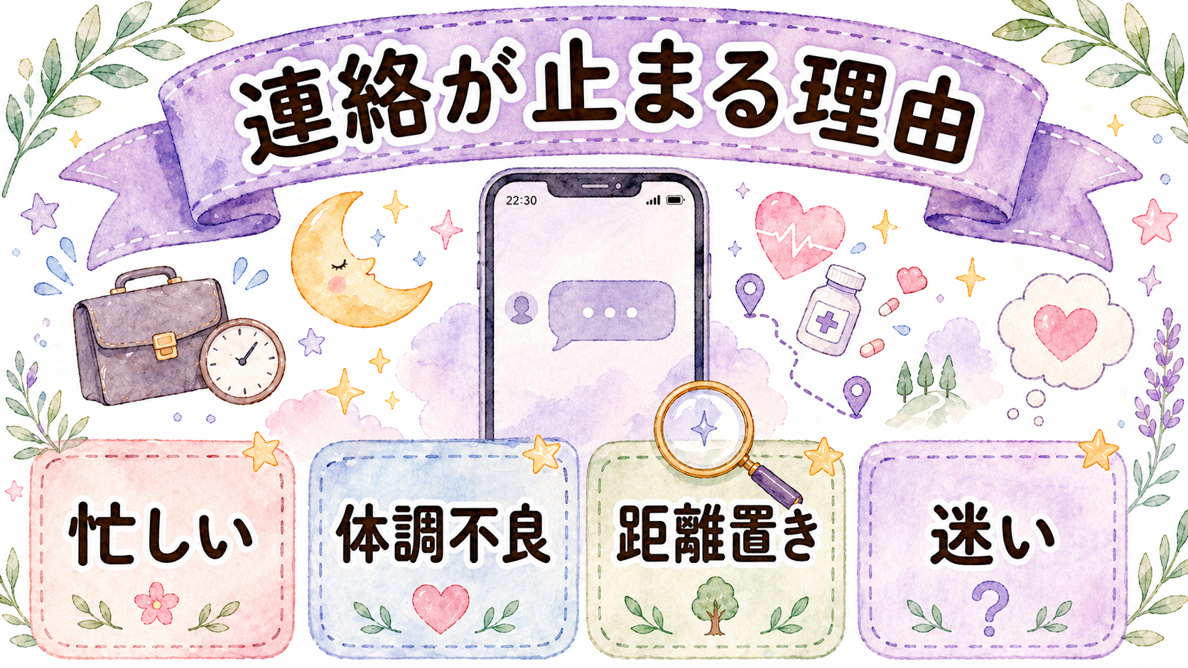 音信不通3日で連絡がこない理由を状況別に整理