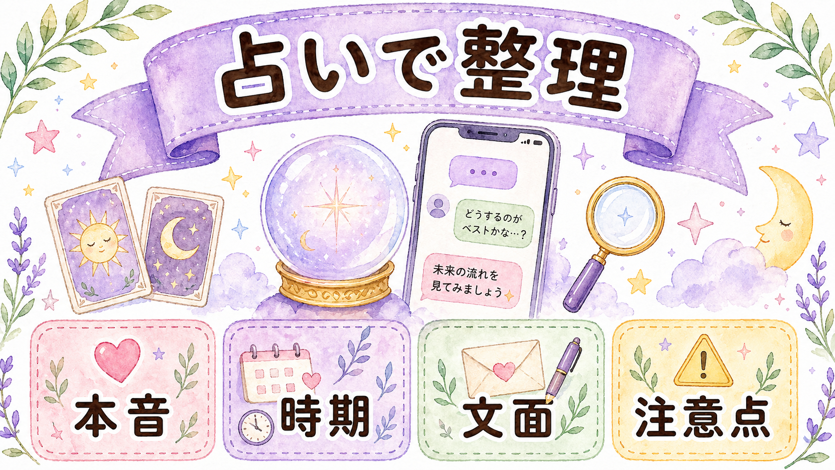音信不通3日で占いに相談してわかること