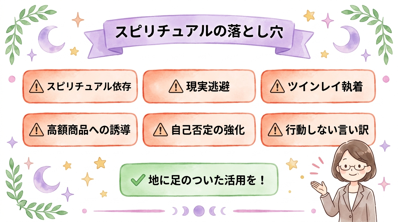恋愛がうまくいかない人が陥りやすいスピリチュアルの落とし穴5つ