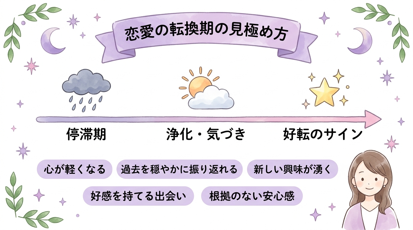 恋愛がうまくいかない時期の転換期サインと見極め方