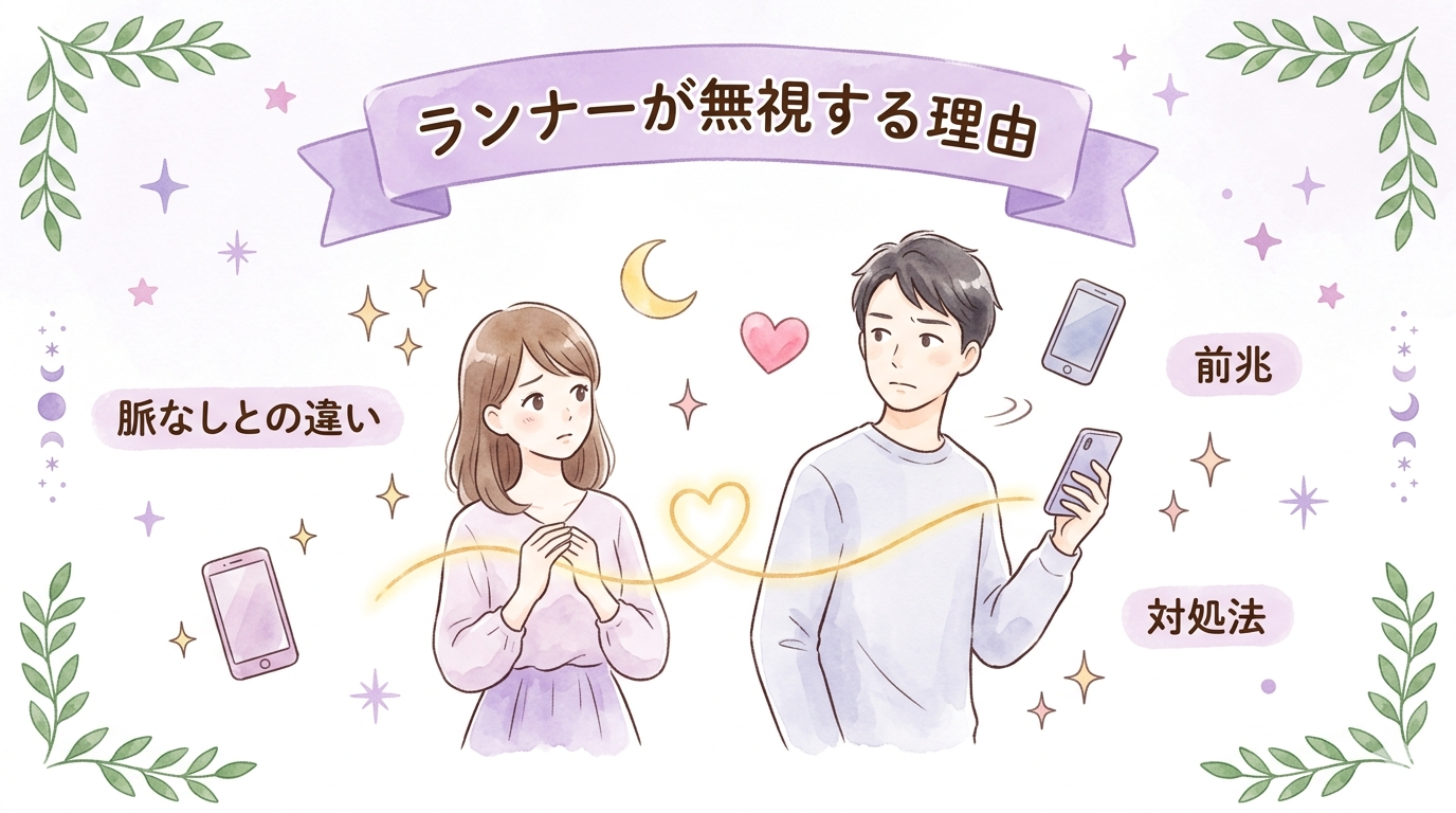 既読無視と未読無視とブロックの違いを比較した図解