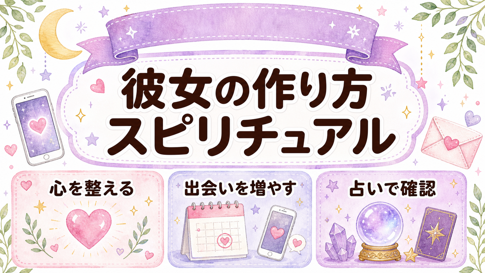 彼女の作り方はスピリチュアルで変わる？出会いを引き寄せる行動と占い活用法