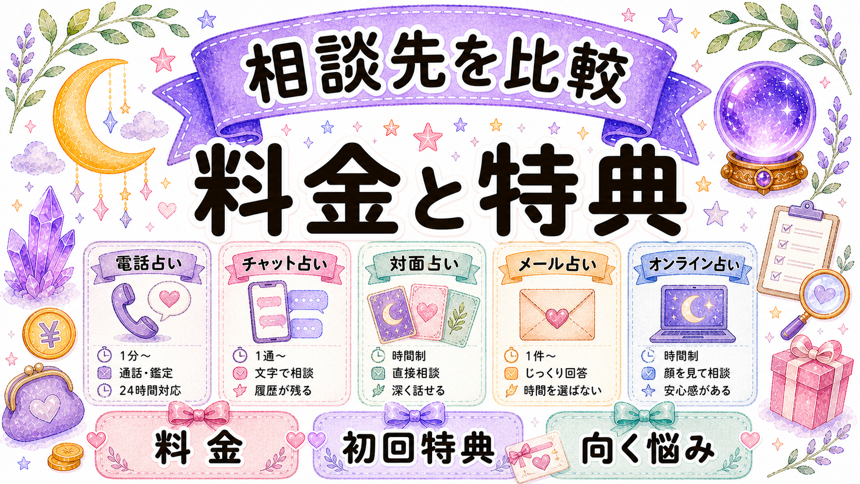 胸の痛みを感じる時の相談先比較を示すイラスト