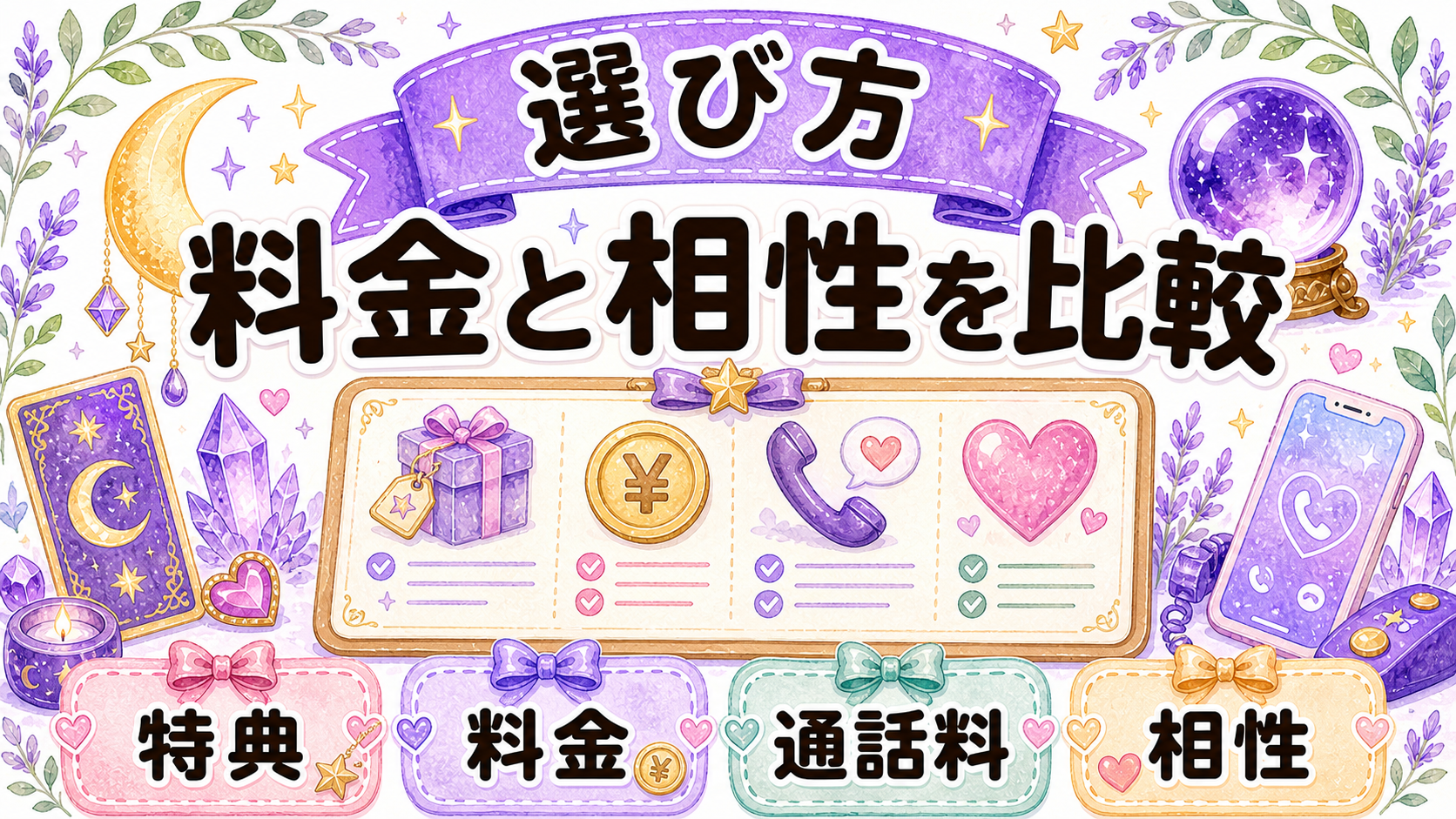 相談先を比較する基準