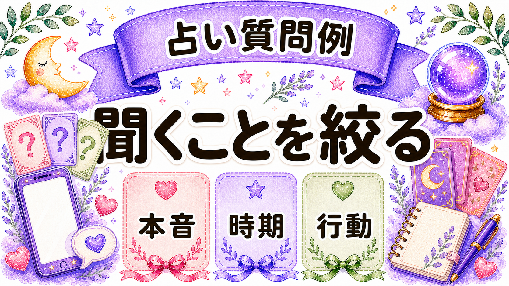 浮気不安を占いで相談する質問例の画像