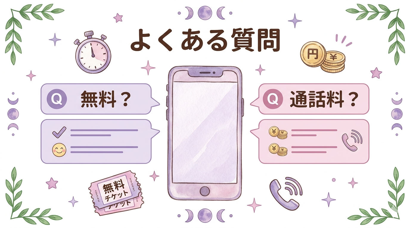 ヴェルニ初回無料のよくある質問を示すイラスト