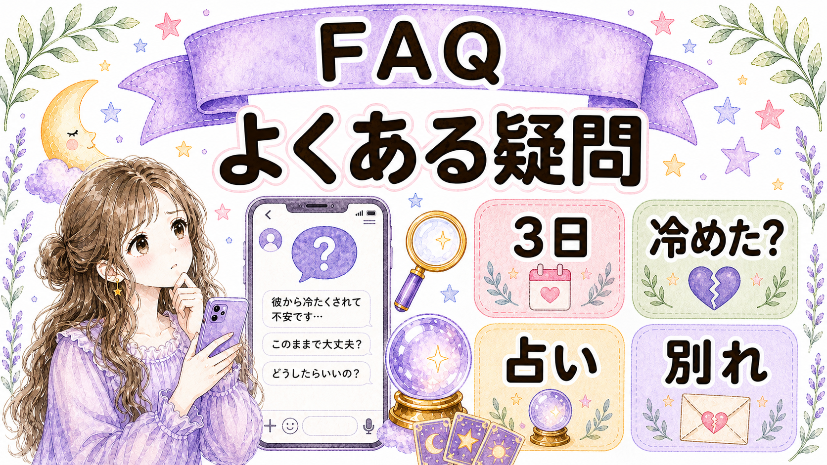 彼氏が3日急に冷たい時のFAQ