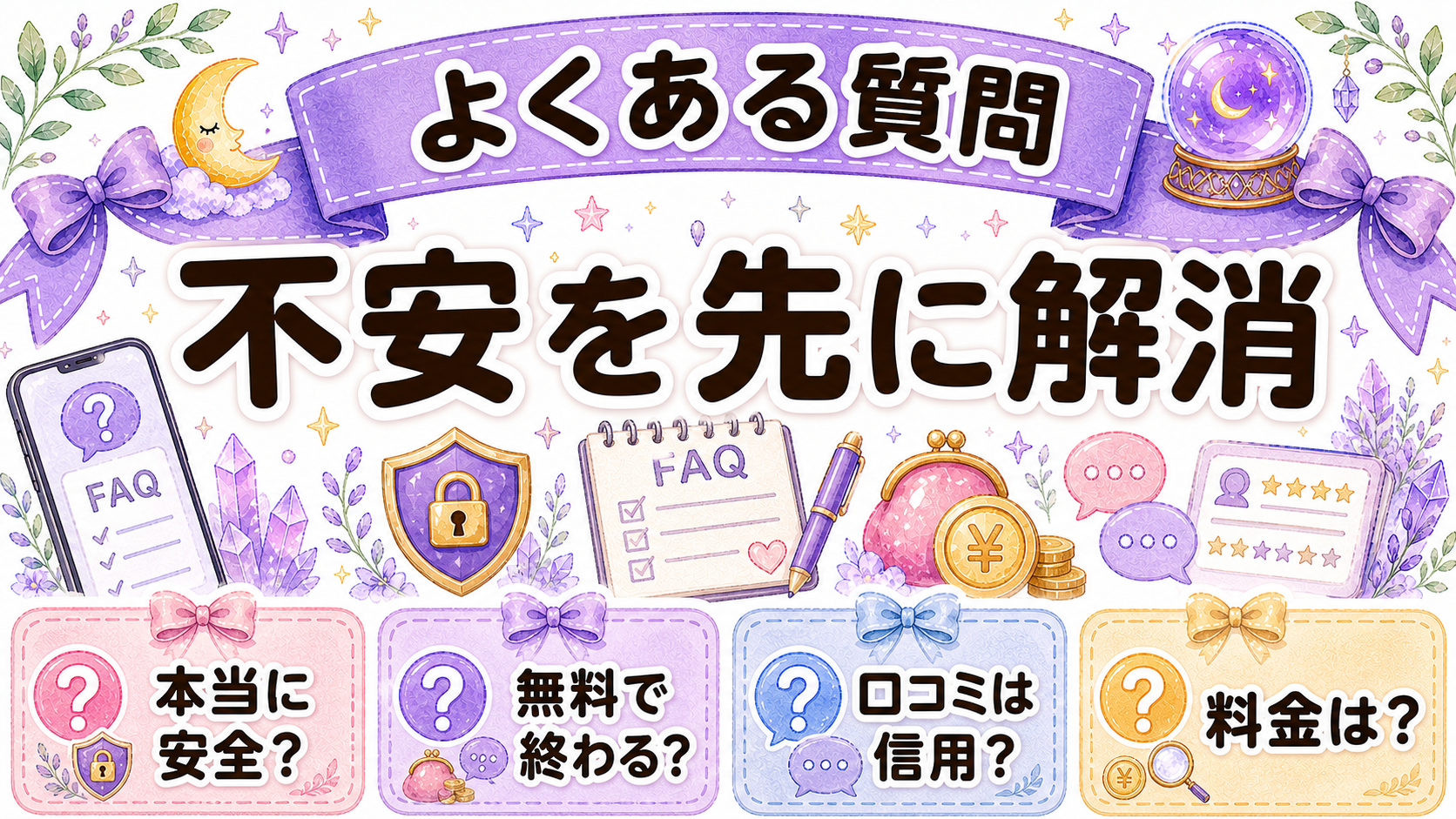 電話占いの評判に関するよくある質問