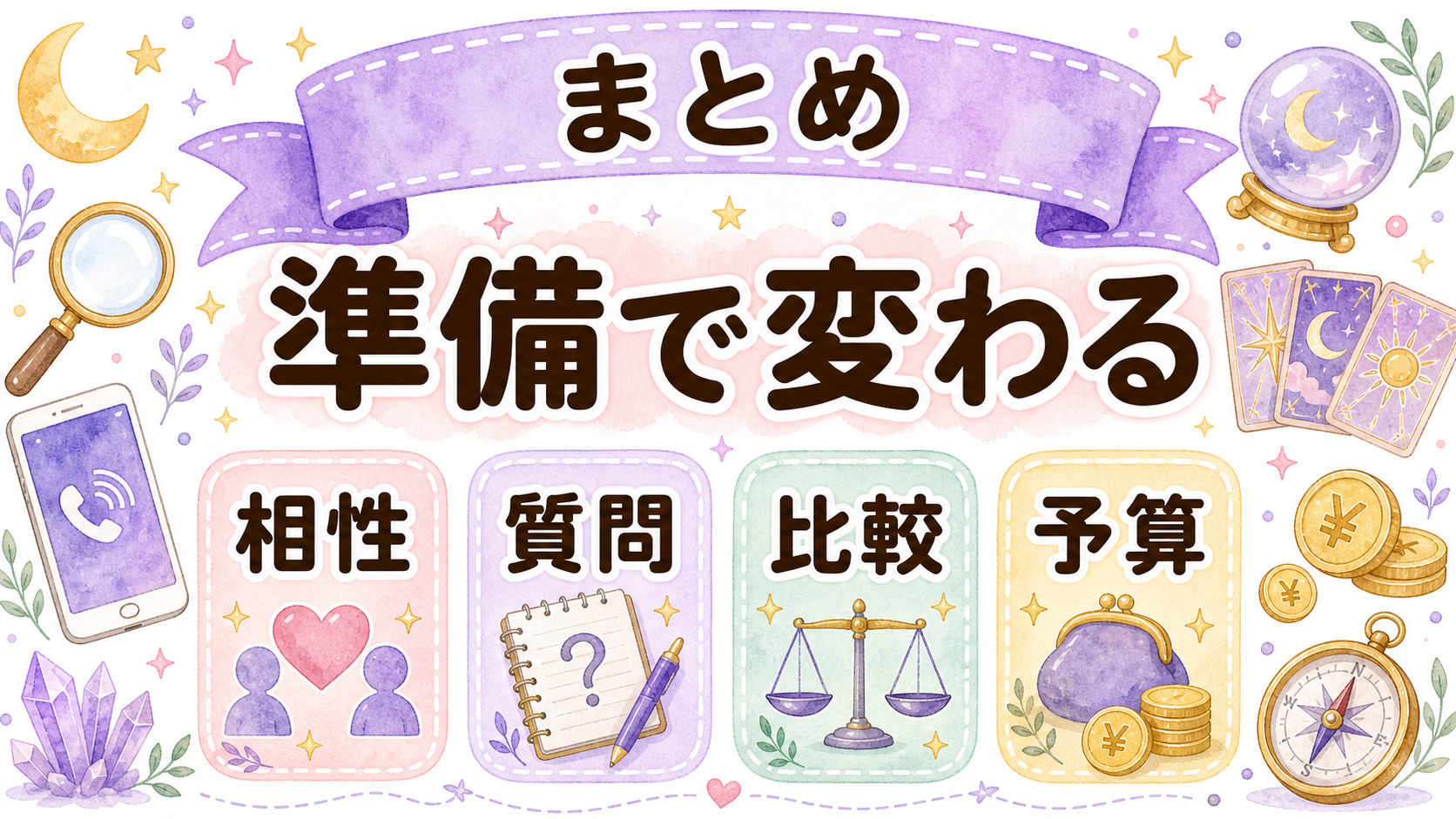 電話占いで当たる先生を指名する方法のまとめ