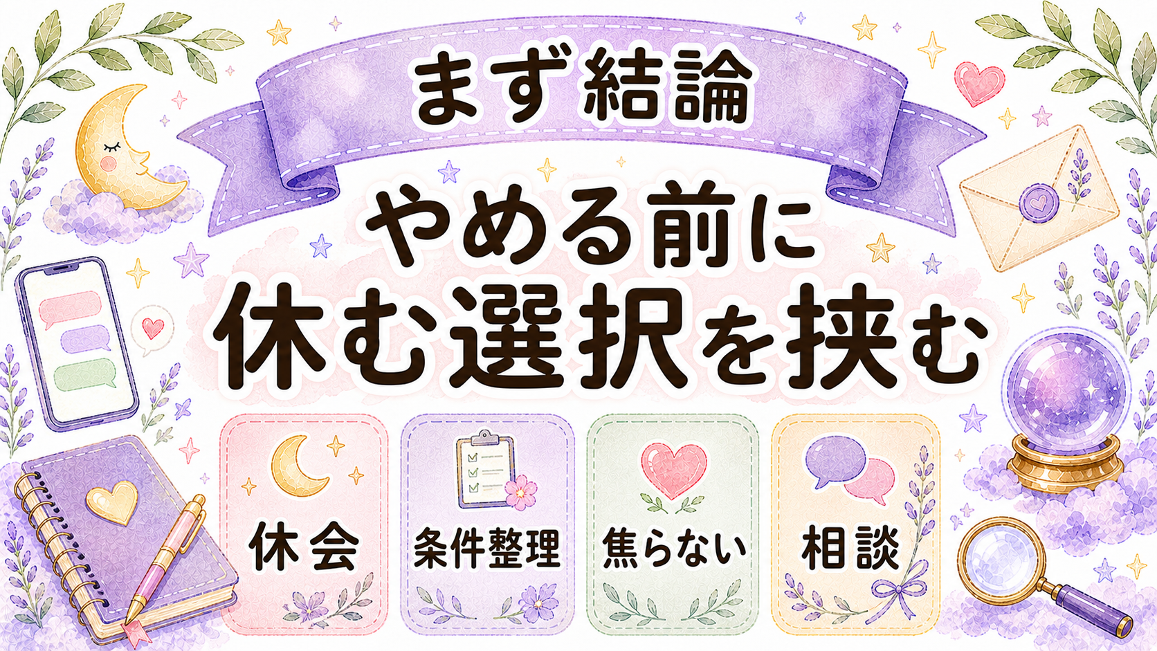 婚活に疲れたやめたい時の最初の結論