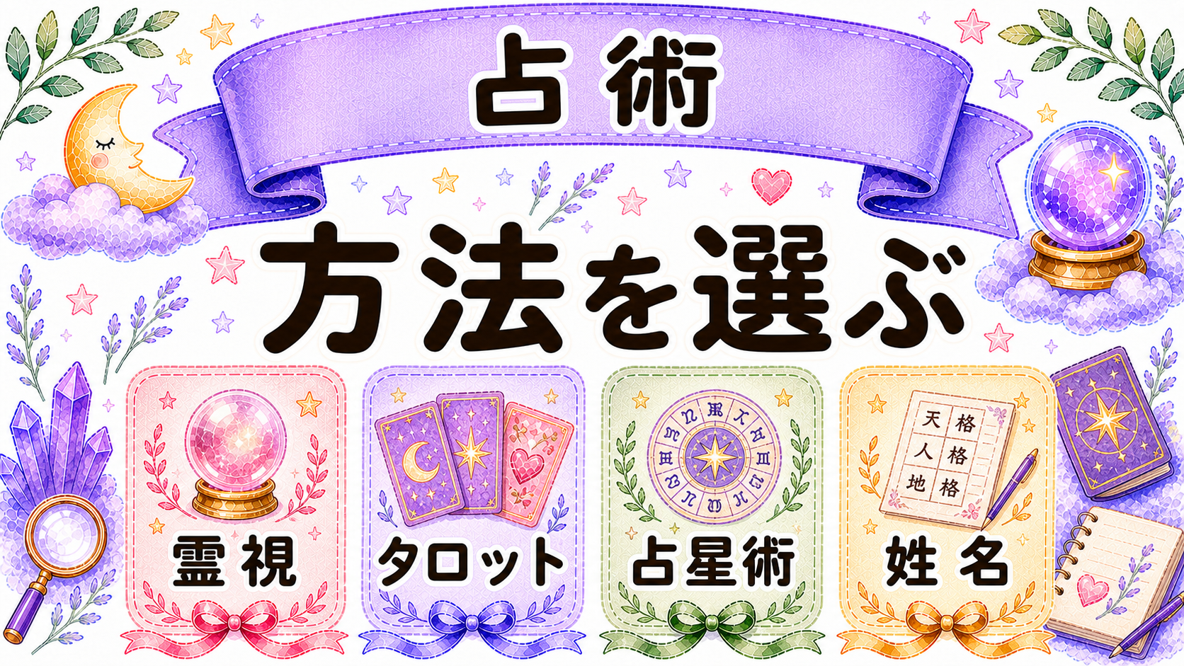 縁結びに向く占術の選び方