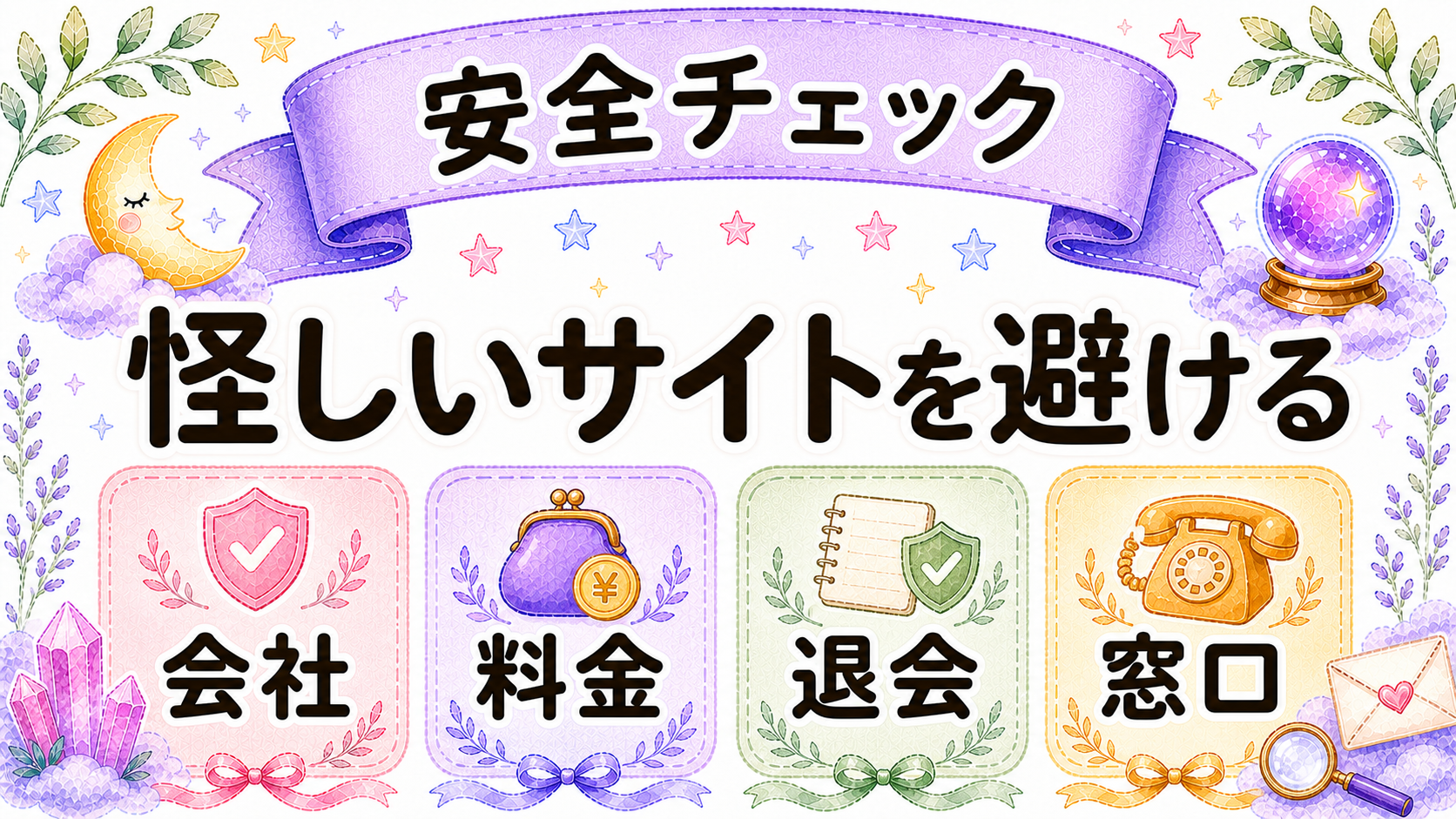 安心できる電話占いサイトを見分けるチェックポイント