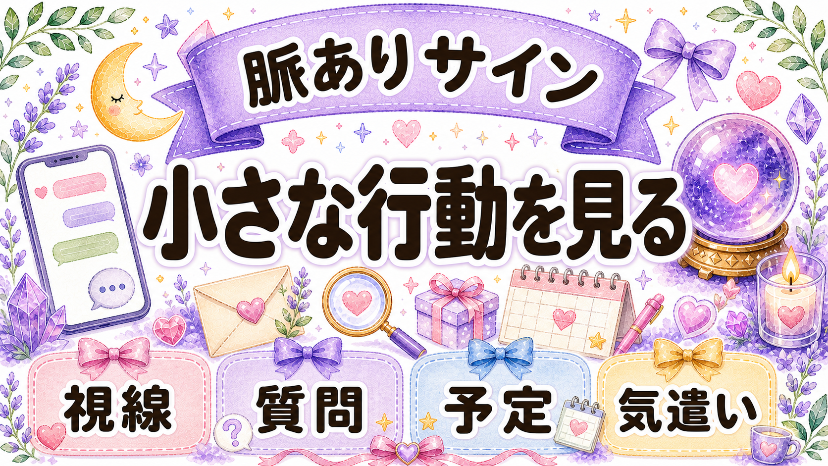 片思い相手の脈ありサインは小さな行動に出る