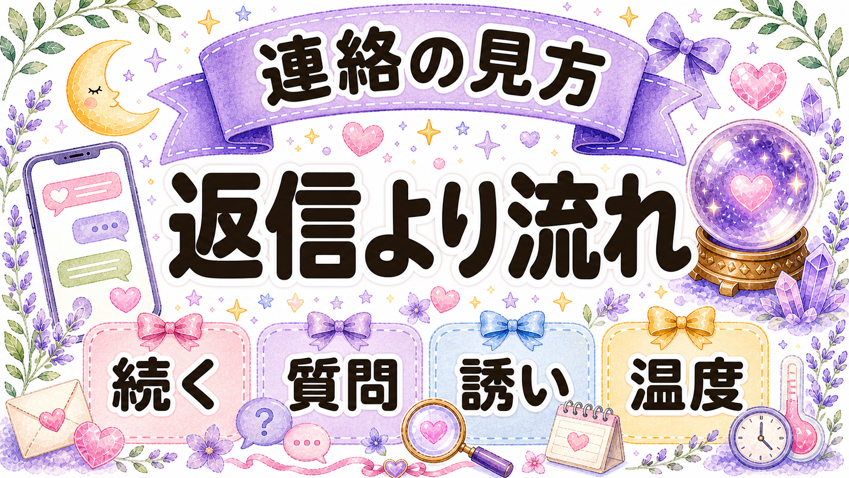 LINEや連絡で片思い相手の気持ちを確かめる