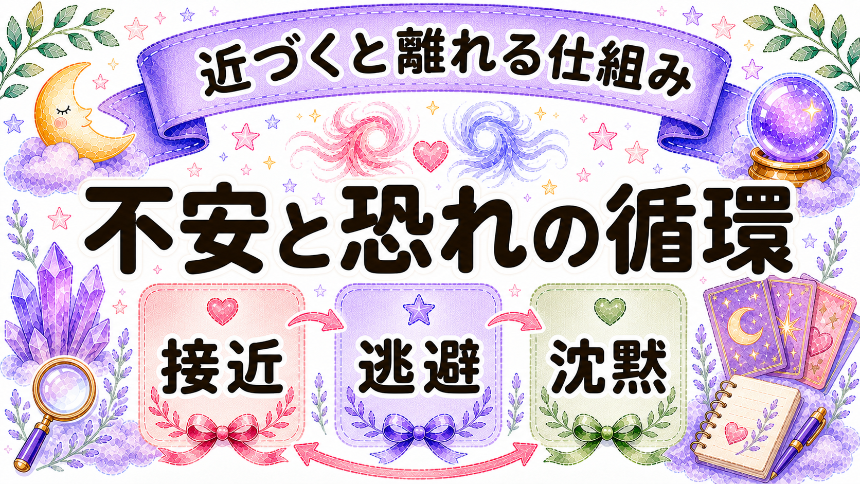 ランナーとチェイサーが近づいて離れる仕組みの図解