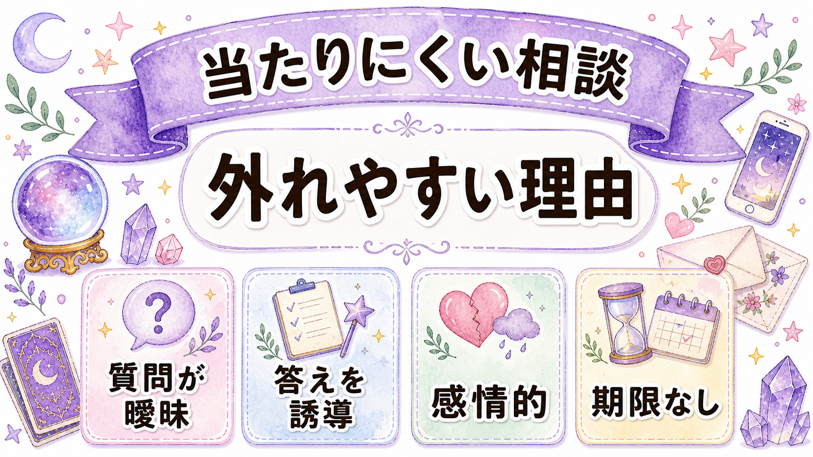 霊視が当たりにくい人の特徴