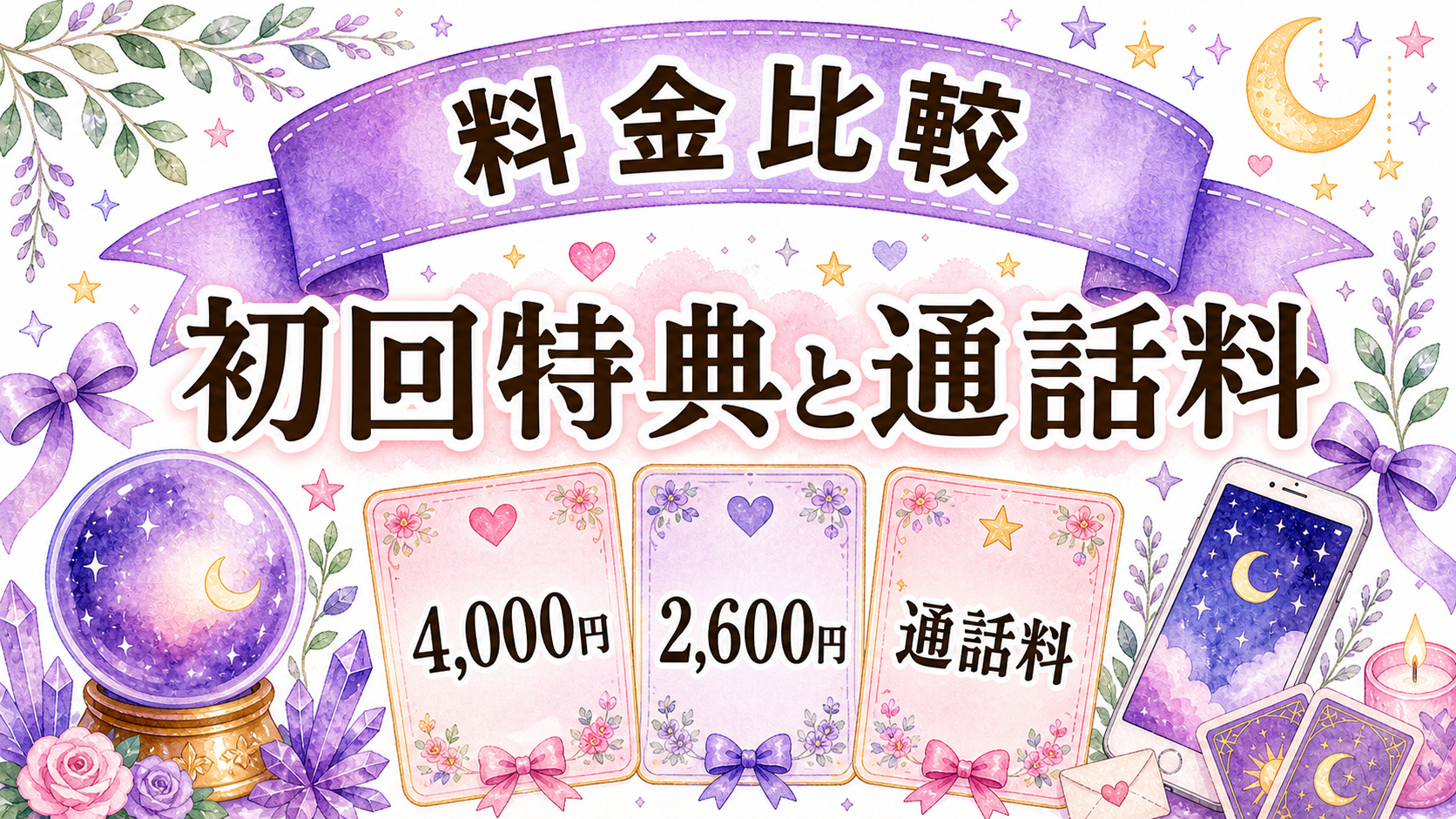 ヴェルニとカリスの料金と初回特典を比較する画像